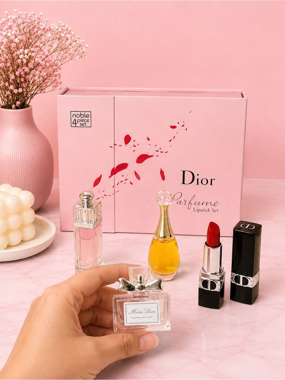 MINI PERFUME & LIPSTICK GIFT SET | 4-PIECE SET ๐ - Picture 3 of 4